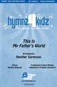 This Is My Father's World Unison choral sheet music cover